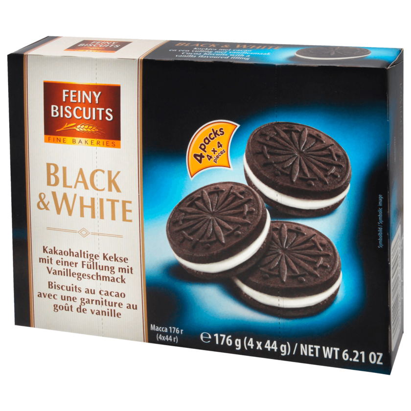 Feiny Biscuits Black & White 176g